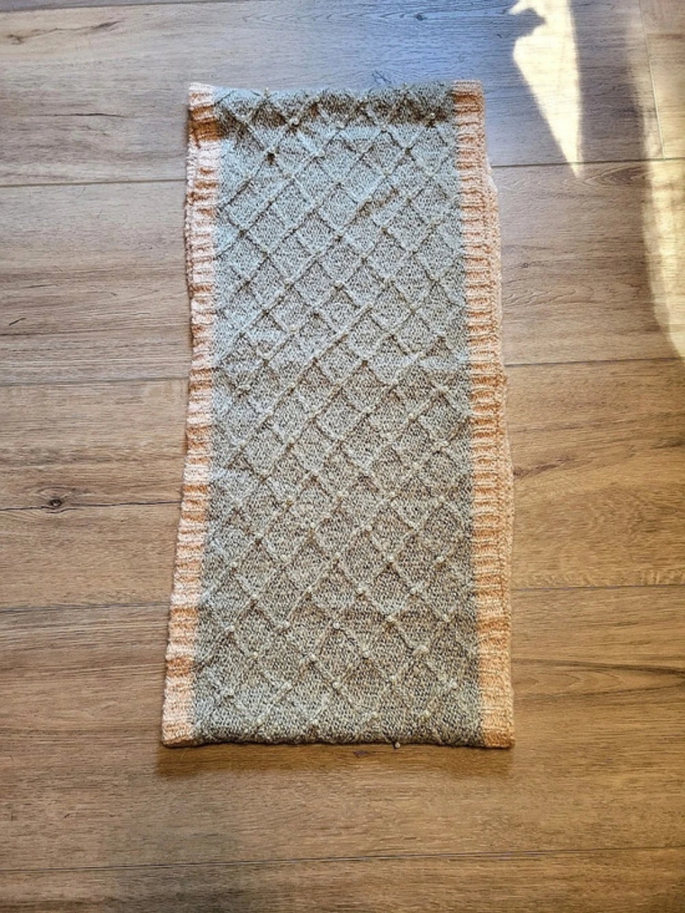 Betsey Johnson Faux Pearl Knit Infinity Scarf